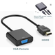 Адаптер перехідник HDMI to VGA з аудіовиходом 3.5mm та живленням Micro-USB, Black - зображення 2