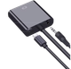 Адаптер перехідник HDMI to VGA з аудіовиходом 3.5mm та живленням Micro-USB, Black - зображення 3