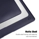 Чохол Carbon HardShell для Macbook Air 13 M1/Intel (A1932/A2179/A2337) Dark Blue - зображення 5