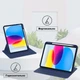 Чохол книжка Wiwio для Apple iPad 11" 2025 (A16) поворотний на 360 градусів, Dark Blue - зображення 3