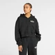 Жіноче чорне худі New Balance Linear Full Zip 40 (L) (WJ53509BK) - зображення 1