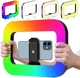 RGB Видеостабилизатор Риг YM200 с кольцевой лампой 20Вт 2500K-8500K для камеры, смартфона, экшн-камеры - изображение 2