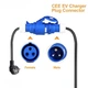 Перехідник із силової розетки Blue CEE 32A на побутову Schuko 16A - 3,5 кВт - зображення 3