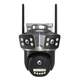 IP камера видеонаблюдения RIAS 3L-R1 v380Pro APP 4G 3 объектива 2MP+2MP+2MP уличная Black (3_07834) - изображение 1