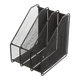 Лоток вертикальний Buromax чорний метал на 3 в 1 310x295x240мм (BM.6264-01) - изображение 1