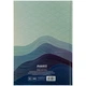 Зошит офісний Axent Waves А4 96 арк. клітинка тверда палітурка синя (8422-562-A) - зображення 4