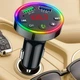 Автомобильный Bluetooth FM-трансмиттер с 2 USB портами 3.1A для воспроизведения музыки CTC-109 черный - изображение 1