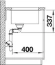 Кухонна мийка Blanco - SUBLINE 480/320-U 523593 - зображення 5