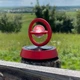 Автомобильный ароматизатор левитирующие кольца Галактика металлическое, что вращающиеся от солнечного света для автомобиля (красный) - изображение 2