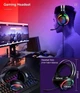 Игровой комплект проводной клавиатура, мышь, наушники и коврик 4в1 USB 2.0 Linmoni TF-400 Kit с RGB подсветкой - изображение 3