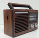 Портативний радіоприймач Golon RX-1138D – AM/FM/SW, Bluetooth колонка, MP3 з USB/TF/SD, акумулятор 18650, телескопічна антена - изображение 2