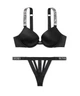 Комплект білизни Very Sexy Victoria’s Secret Shine Push-up Bra Чорний 34D-M - зображення 1