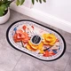 Діатомітовий 3d килимок овальний для дому Beautiful Flowers 38×58 (см) вологопоглинальнючий килимок для кухні ванни та туалету - зображення 5