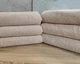 Набор турецких махровых однотонных полотенец Zeron 6 штук 70х140 Beige плотность 500 г/м2 - изображение 2