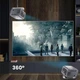 Проектор V8 портативный 1280x720 WiFi Bluetooth jack 3.5 мм HDMI USB серый - изображение 5