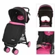 Прогулянкова коляска El Camino Motion M 3295-8, Pink Black - зображення 4