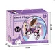 Крила з підсвічуванням та рухом 80х54 см на батарейках для дівчаток від 3 років фіолетові Kurumi - зображення 6
