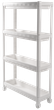Этажерка VIOLET HOUSE 6014 Long Shelf WHITE, 4-х ярусная, белая - изображение 1