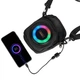 Колонка Bluetooth Hoco HC41 BT speaker Портативна Бездротова Сумка-акустика IPX4 BT5.4, USB/TF/FM, 10Wx2, 3h, 1.5L RGB-підсвічування Чорний - зображення 5