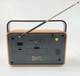 Радіоприймач Kemai Retro MD-507BT з пультом, FM радіо, USB, microSD, AUX, аккумулятор 18650, ретро дизайн під дерево - зображення 4