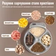 Кормушка автоматическая для котов кошек и собак автокормушка порционная с настройкой кормлений 4 приема влажного сухого и натурального корма герметичная с таймером охлаждением защитой от питомца герметичной крышкой на батарейках Opetty F26 - изображение 3