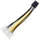 Кабель-перехідник ATX 8pin на 2xMolex 4pin 20 см мідний для підключення GPU до периферії - зображення 1