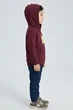 Худі дитяче темно-бордового кольору з капюшоном Fashion зріст, см 122 (189627) - зображення 2