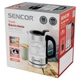 Sencor Електрочайник Sencor 0.5л, Strix, пластик, в комплекті 2 склянки + 2 ложки, скло, нерж. сталь - изображение 14