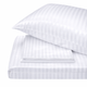 Комплект постільної білизни SoundSleep Stripe сатин-страйп полуторний 160х220 см білий (93838863) - зображення 1