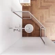Душове огородження 5-corner Pivot AM.PM Gem 90×90 см, без піддону, хром профіль W90UG-405-9090-MT - зображення 3