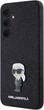 Панель Karl Lagerfeld Fixed Glitter Ikonik Logo Metal Pin для Samsung Galaxy A35 Black (KLHCSA35GKNPSK) - зображення 3
