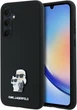 Etui Karl Lagerfeld Silicone Karl&Choupette Metal Pin do Samsung Galaxy A35 Black (KLHCSA35SMHKCNPK) - obraz 1