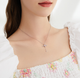 Цепочка Fashion Jewerly сердце с крыльями АНГЕЛ подвеска на шею стиль y2k kpop (SVS) - изображение 1
