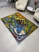 Безворсовый детский ковёр на латексной основе Printy Kids 1.5х2 м. разноцветная карта 5037 - изображение 4