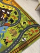Безворсовый детский ковёр на латексной основе Printy Kids 1.5х2 м. разноцветная карта 5037 - изображение 7