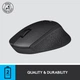 Миша Logitech M330 Silent Plus Wireless Black - зображення 6