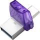 Флеш-накопичувач Kingston USB 3.2 DT microDuo 3C 256GB (Type-A/Type-C) (200Mb/s) (DTDUO3CG3/256GB) - изображение 4