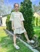 Комплект для девочки SHORT с шортами You, SmileTime, капучино, рост 146 (LL3-19-8) - изображение 3