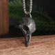 Цепочка с кулоном «Череп вороны / Crow Skull», подвеска на шею, стильное украшение - изображение 4