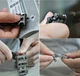 Мужской браслет мультитул 29 в 1 Tool Bracelet, металлический стильный браслет 30 мм, серебристый - изображение 6