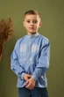 Вишиванка для хлопчика KASHTANCHIK "Вільні колосся" 120 – 130 см блакитна - изображение 1