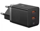 Зарядний пристрій Baseus GaN5 Pro Fast Charger 40W 2 x Type-C Black (CCGP180101) - зображення 2