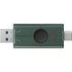 Флешка Kingston DataTraveler Duo 256GB USB 3.2 Gen 1 + Type-C Black/Green (DTDEG2/256GB) - зображення 2