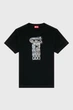 Футболка Diesel T-Diegor-K68 Чорний M A12496-0GRAI - изображение 2