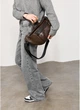 Женская большая сумка бананка из натуральной кожи SAMBAG Коричневый (5174038721) - изображение 2