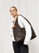 Женская сумка Хобо из экокожи со съемным кошельком SAMBAG Коричневый (51710341637) - изображение 6