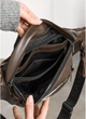Женская большая сумка бананка из натуральной кожи SAMBAG Коричневый (5174038721) - изображение 8