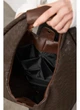 Женская сумка Хобо из экокожи со съемным кошельком SAMBAG Коричневый (51710341637) - изображение 10