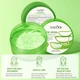 Гель для обличчя та тіла з екстрактом алое вера SADOER Aloe Vera Moisturizing Gel, 300 г - изображение 3