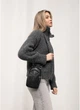 Женская сумка для телефона из экокожи SAMBAG Черный с принтом крокодила (5167011319) - изображение 1